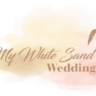 logo for my white sand wedding