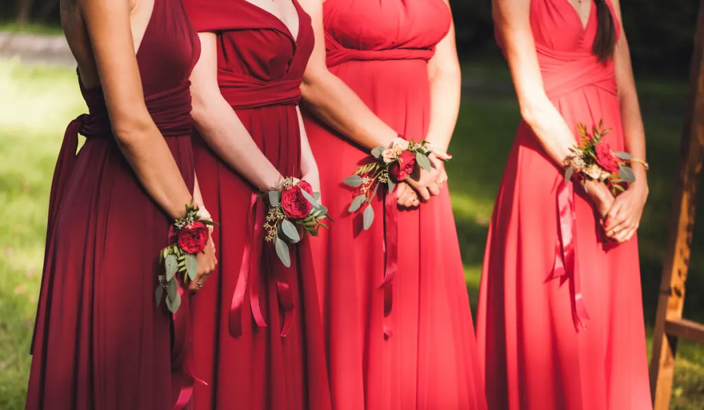 red dress