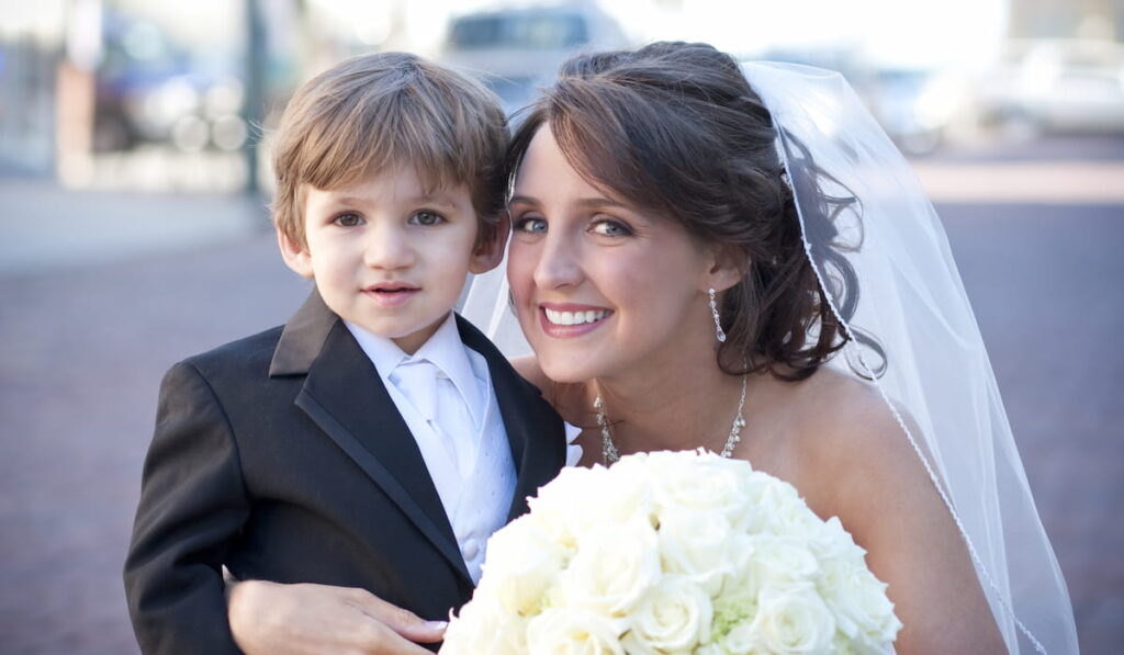 Bride and Ring Bearer 